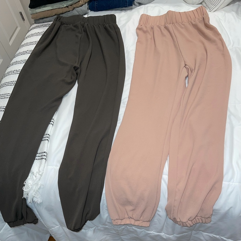 Naked Wardrobe dress joggers. Sold as a bundle. Size S